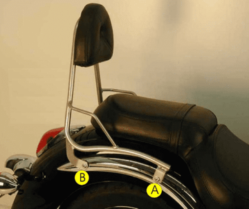 Kawasaki VN 900 CLA [2006-2017] - Sissybar zonder bagagebrug - 0