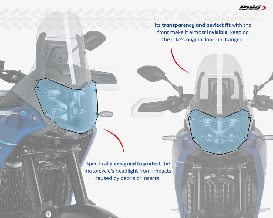 YAMAHA TENERE 700 RALLY EDITION [2025] – Koplampbeschermer – Transparant