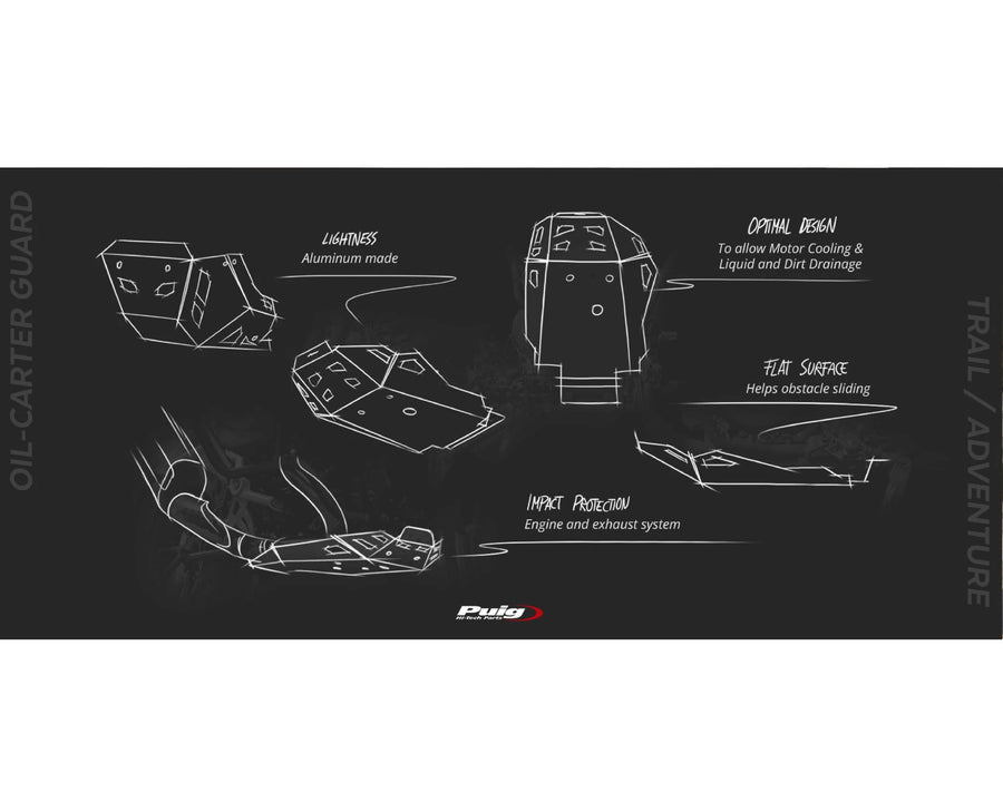 HARLEY DAVIDSON PAN AMERICA SPECIAL RA 1250 S [2024] – Motor Schutz – Schwarz