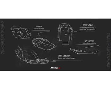 YAMAHA TRACER 9 Y-AMT [2025] – Motor Schutz – Schwarz - 0
