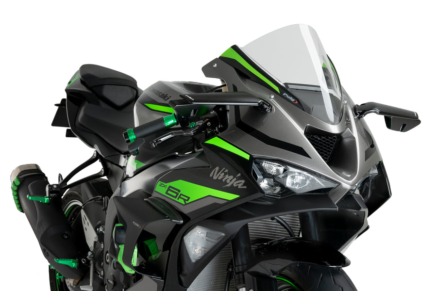 KAWASAKI ZX-6R NINJA [2025] – Z-Racing scherm – Zwart