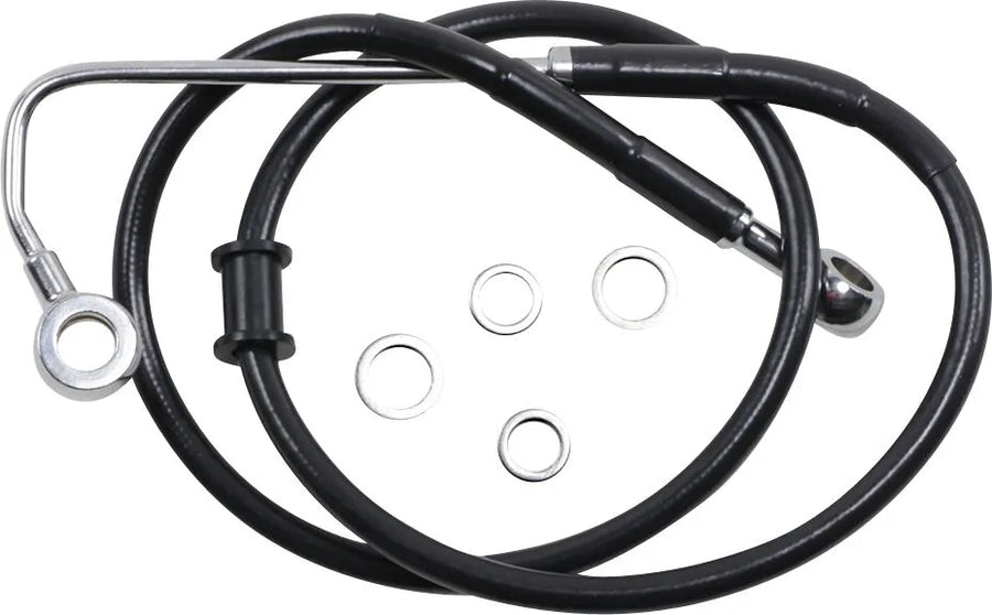 harley davidson flstc [DRAG SPECIALTIES] - Verlengde roestvrijstalen remleiding