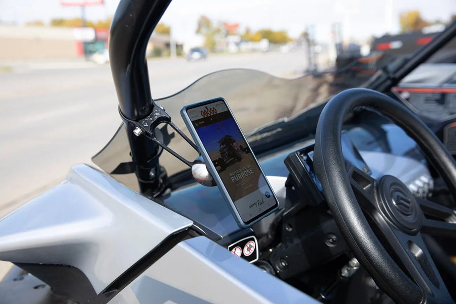 cf moto 800 [KLOCK WERKS] – Rolkooi houder voor mobiele telefoon