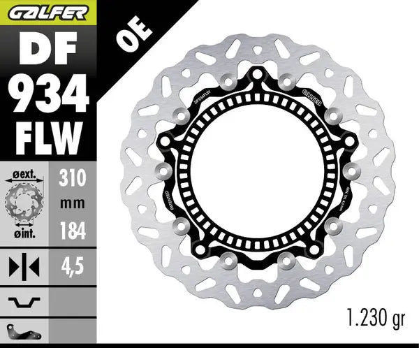 Triumph Trident 660 [2024-2026, 2025-2026] - Schwimmende Wave-Bremsscheibe – Bild 2