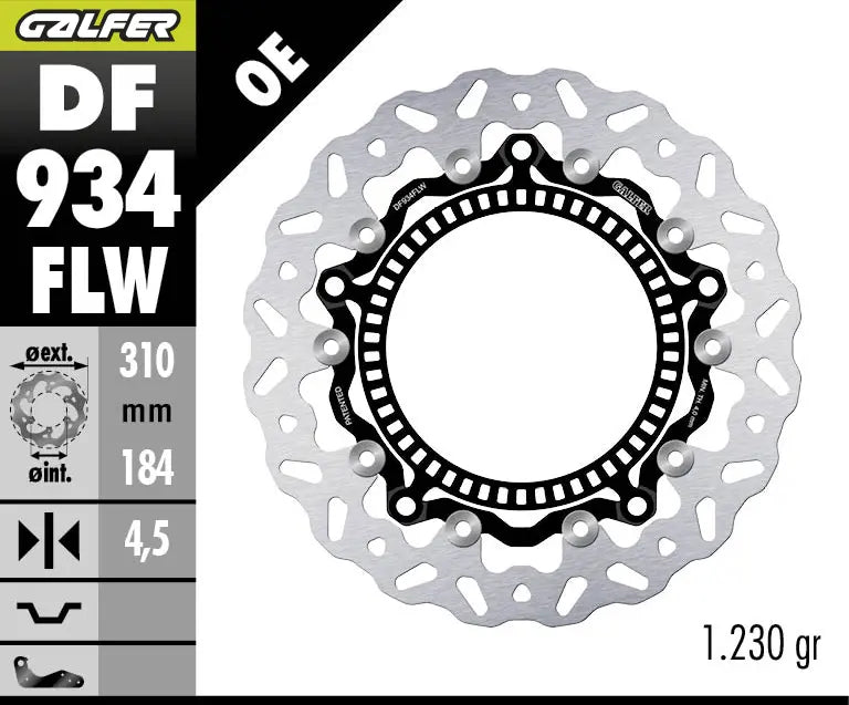 Triumph Trident 660 [2024-2026, 2025-2026] - Schwimmende Wave-Bremsscheibe – Bild 1