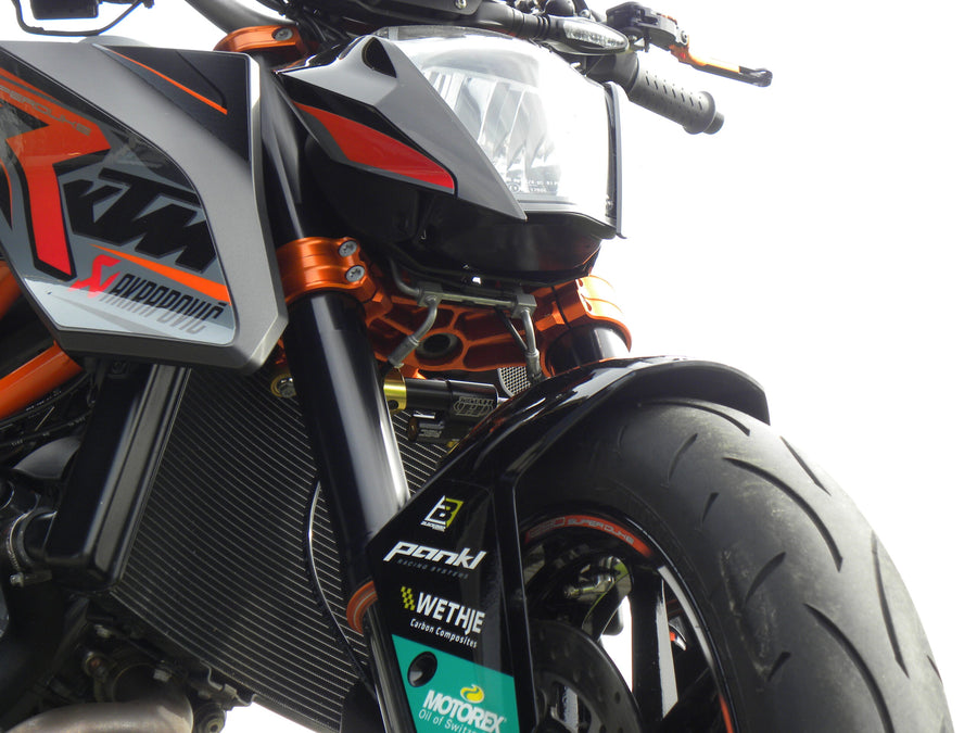 Ktm 1290 SUPER DUKE GT, 1290 SUPER DUKE R [HYPERPRO] - Steering Damper Mounting Kit, Gold (MK-KT12-B002)
