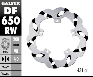 Piaggio FLY 50 4T 2V [2005-2006, 2009, 2018-2019] - Wave® remschijf - foto 2