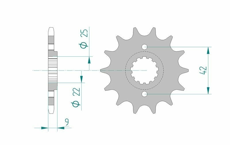 Kawasaki Z 7 Hybrid [2024-2026] - Chain kit 520 XSR4 - 14/43-122 - Standard sprocket steel