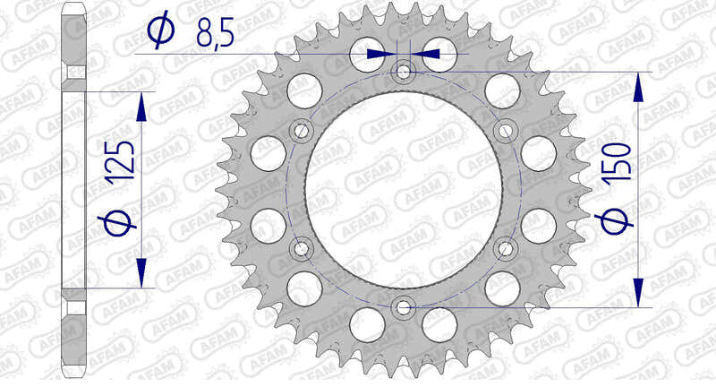 KTM 450 SMR [2023-2026] - Kettenkit 520XRR3 14/46-116 - standard Kettenrad