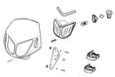 Beta RR SM 50 2T - headlight mask double optics
