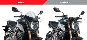 HONDA CB 650 R NEO SPORTS CAFE [2023] – Retro kuipscherm – Transparant - 0