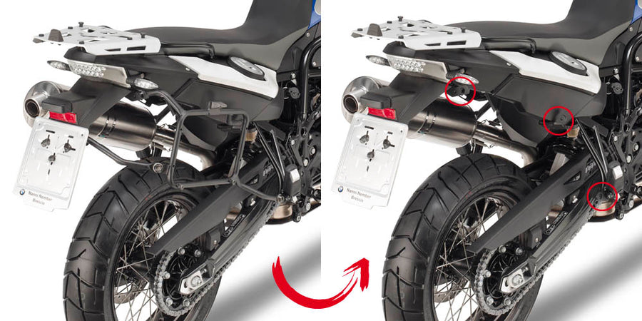 BMW F 650 GS [2008-2017] - Snelwisselbare zijkofferhouder