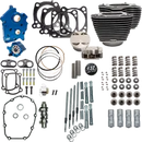 Harley-Davidson FLHTCUTG 1750 Tri Glide Ultra Anniversary 107 [2018] - 132" Power Package Motorleistungs-Kit – Oberfläche: Schwarz, Hervorgehobene Lamellen – Bild 10