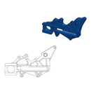 Husaberg FS 570 Supermoto [2010-2011] - Versatzhalterung für OEM-Bremssattel – Oberfläche: Blau – Bild 2