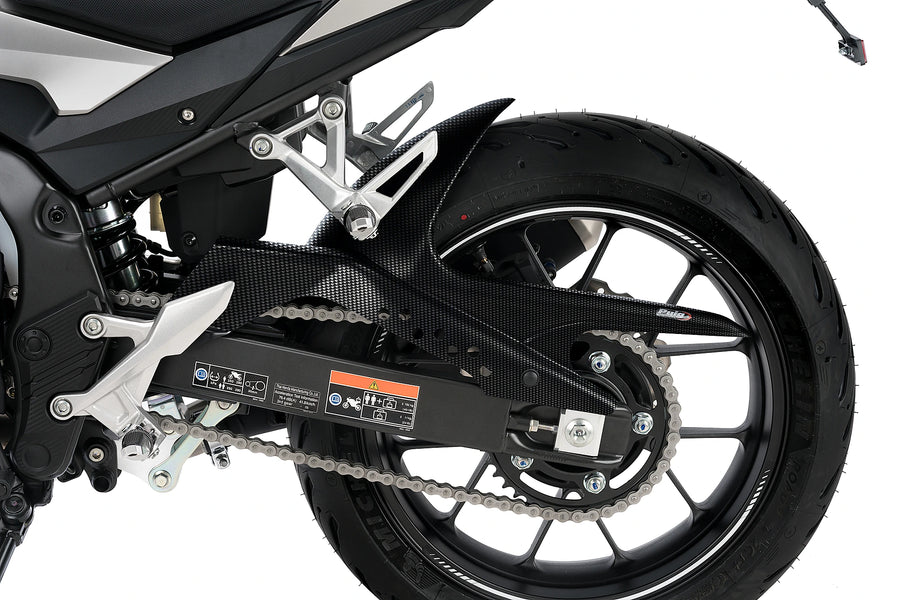 HONDA CB 500 F [2021] - Rear wheel cover | Carbon look | PUIG 3557C