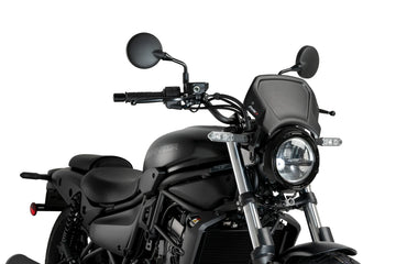 KAWASAKI ELIMINATOR 500 SE [2025] – ALU frontplaat – zwart - 0