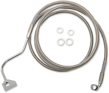 harley davidson fltr [DRAG SPECIALTIES] - Stainless steel extended brake line kit