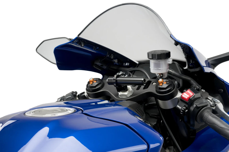 YAMAHA YZF-R1 RACE [2025] – houder en hoesje voor mobiele telefoon – zilver