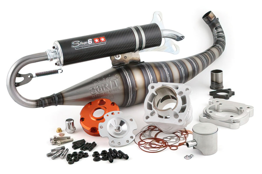 Yamaha Aerox R Naked 50 2T LC [2013–] - Motorpack Zylinderkit Auspuff R/T 70ccm