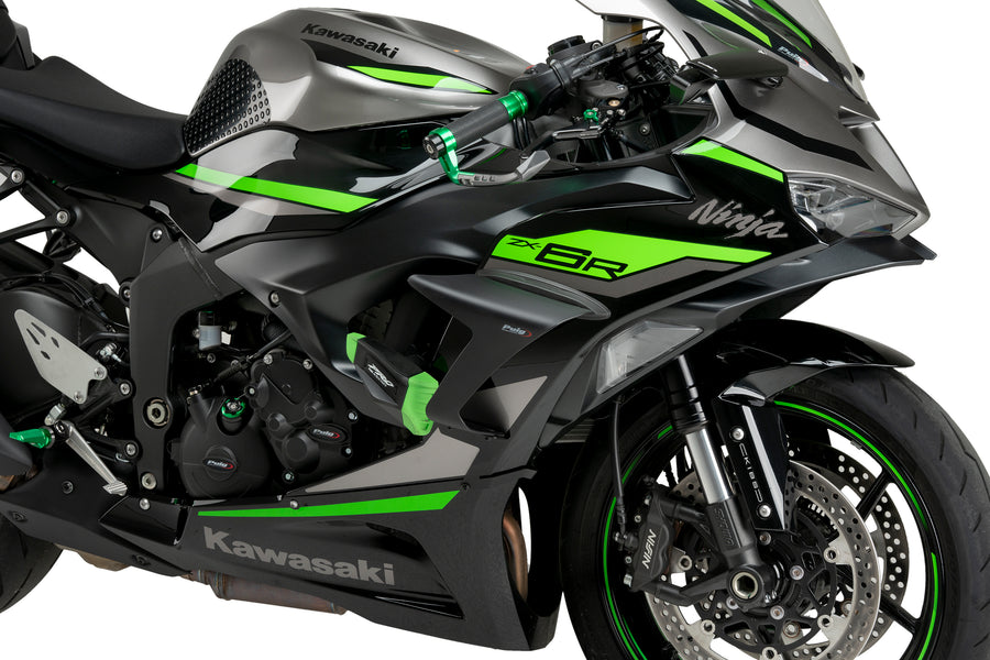 KAWASAKI ZX-6R NINJA [2025] – Race zijspoiler – Zwart