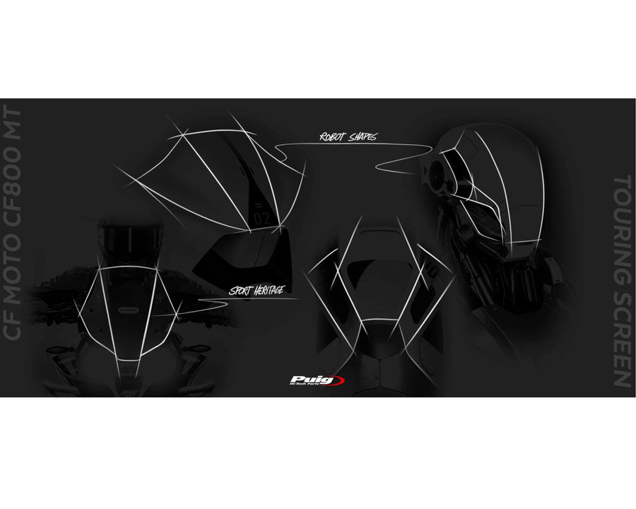 CFMOTO 800MT EXPLORE [2025] – Tourenscheibe – Transparent