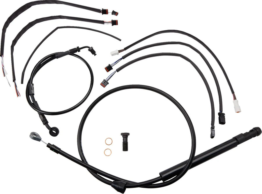 Harley Davidson FXLRS [BURLY BRAND] – Jail Bar Cable Set