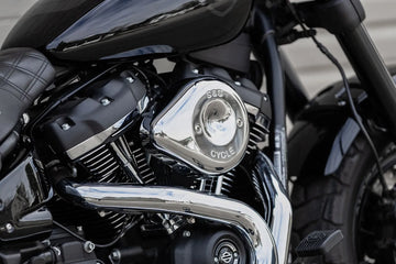 Harley-Davidson Xl 1200 T Sportster Superlow [2019, 2019-2020] - Stealth Luftfilterabdeckung – Oberfläche: Silber – Bild 2