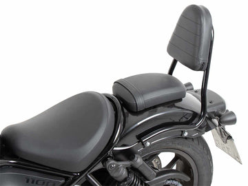 Honda CMX 1100 Rebel [2025] - Sissybar ohne Gepäckbrücke schwarz glanz Rohrausführung