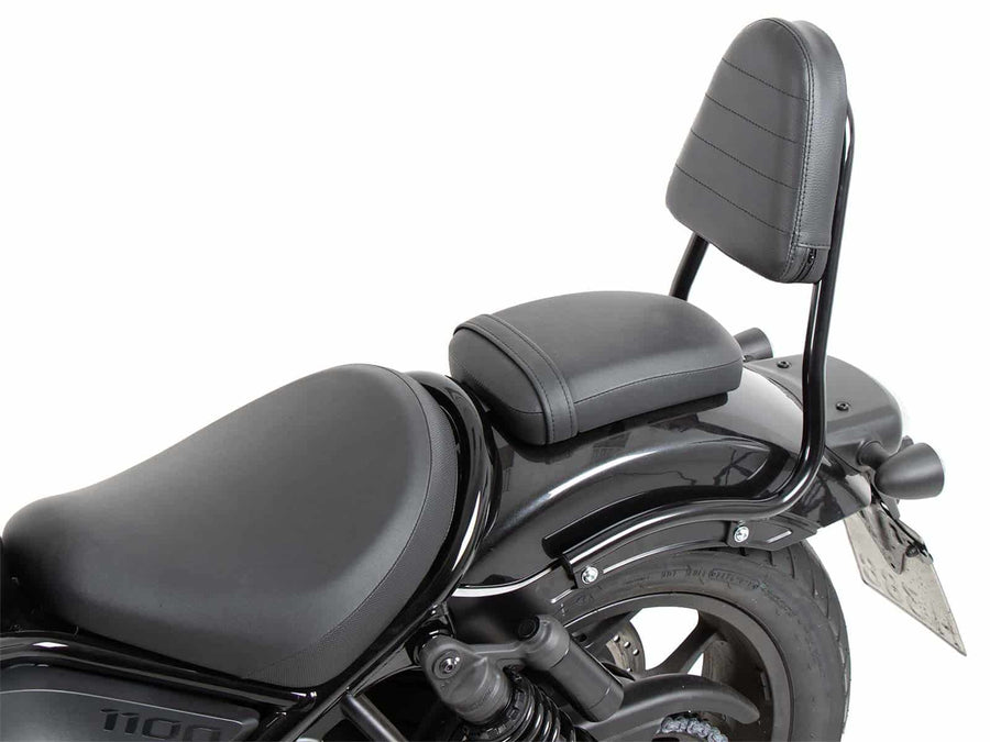 Honda CMX 1100 Rebel [2025] - Sissybar without luggage bridge black gloss pipe version