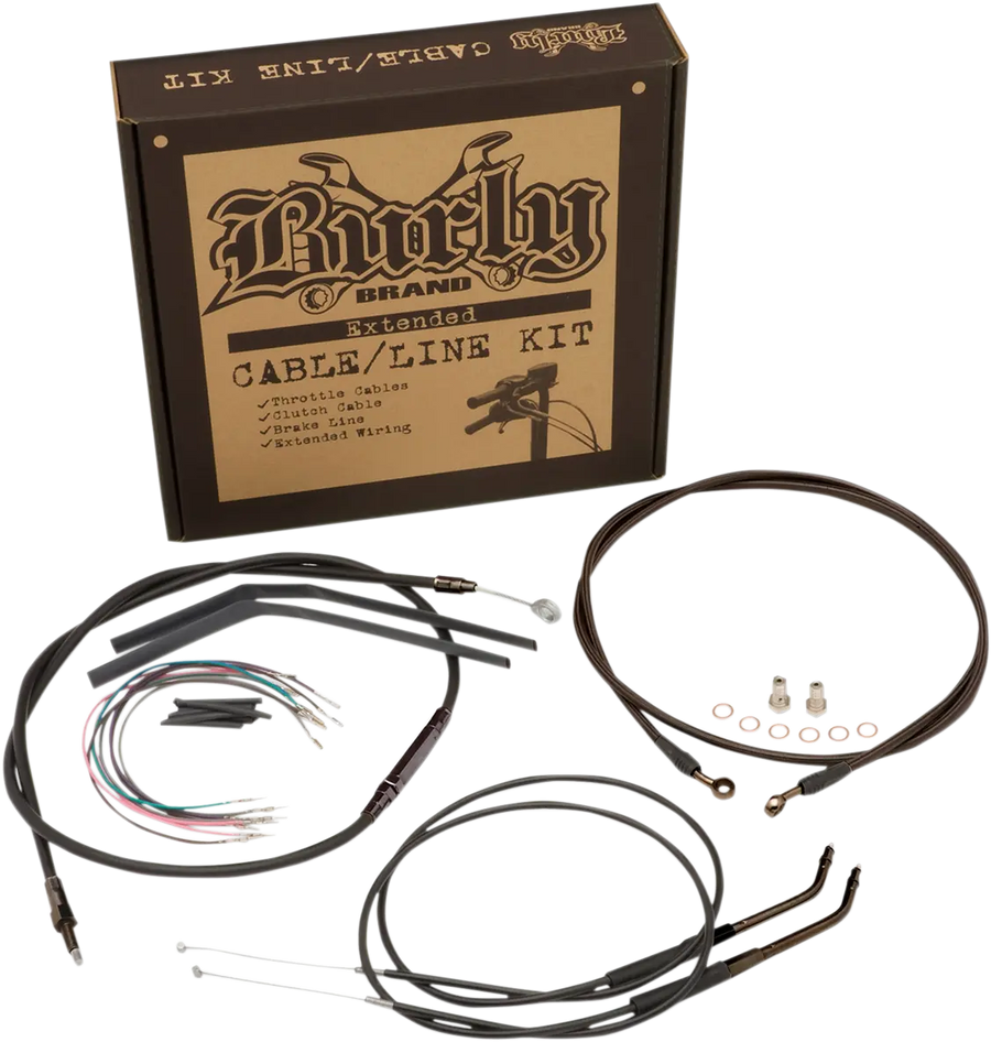 Harley Davidson FXLRS [BURLY BRAND] – Jail Bar Cable Set