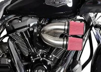 Harley-Davidson FLTRT 1868 Road Glide 3 114 [2025] - Tuned Induction Luftfilterkit – Oberfläche: Silber – Bild 12