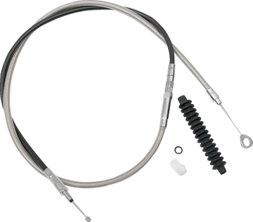 harley davidson flhrxs [DRAG SPECIALTIES] – Hocheffizientes Kupplungsseil aus geflochtenem Edelstahl