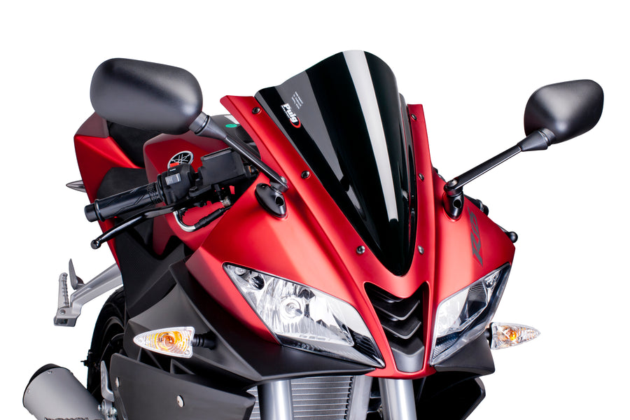 YAMAHA YZF-R 125 [2018] – racescherm – zwart