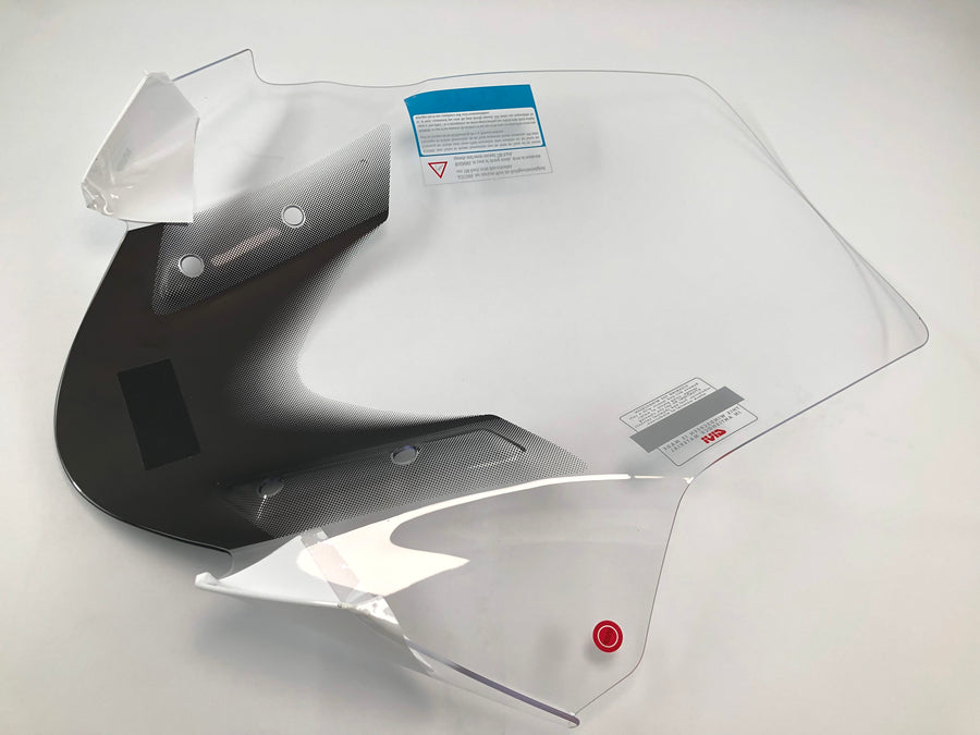 MBK Tryptik 125 (14-17) und Yamaha Tricity 125 155 (14-24) Windschild transparent, 690 mm hoch, 630 mm