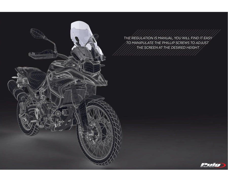 BMW F 800 GS [2025] – Verstelbare voorruit – zwaar getint