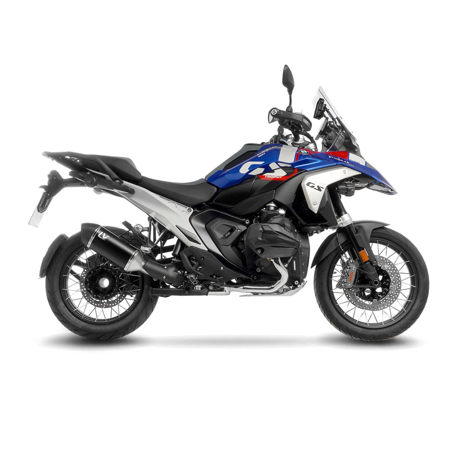 bmw r 1300 gs trophy [LEOVINCE] – LV-14 Black Edition rear silencer