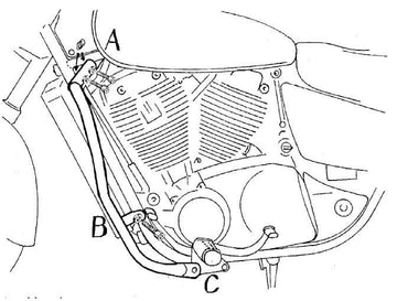Honda VT 1100 C3 Shadow [1998-2001] - motor protection bar