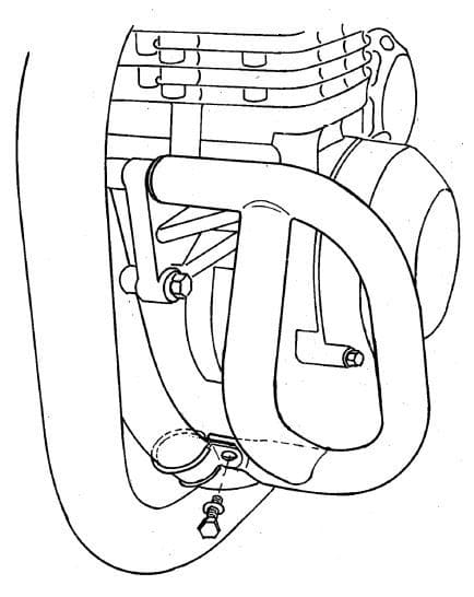 Kawasaki Zephyr 1100 [1992-1998] - Motor protection bar