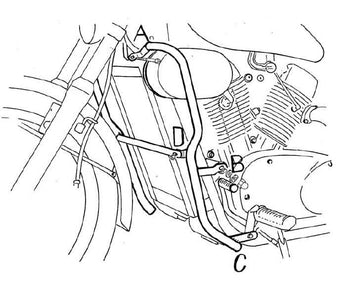 Kawasaki VN 1500 [1988-2004] - Motorschutzbügel