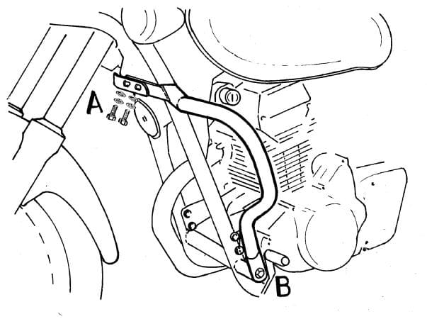 Kawasaki EL 125 [1998-2007] - motor protection bar