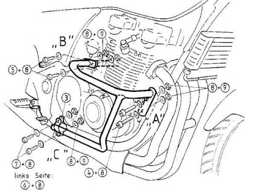 Kawasaki ZR-7 [1999-2003] - Motorbeschermer