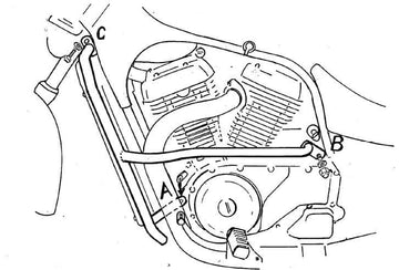 Suzuki vs 750 [1986-2000] - Motorbeschermingsbalk