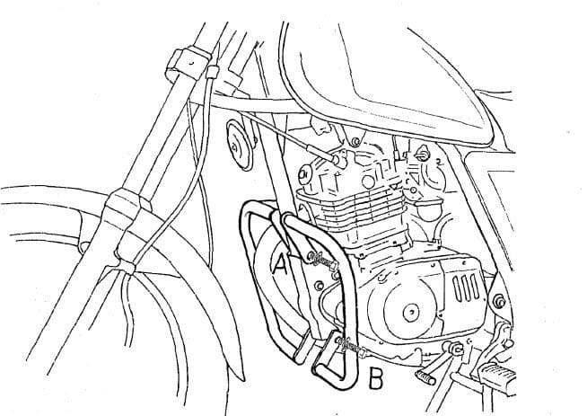 Suzuki GN 125 [1991-1996] - Motorschutzbügel