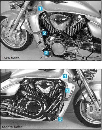 Suzuki M 1800 [2006-2012] - Motorschutzbügel