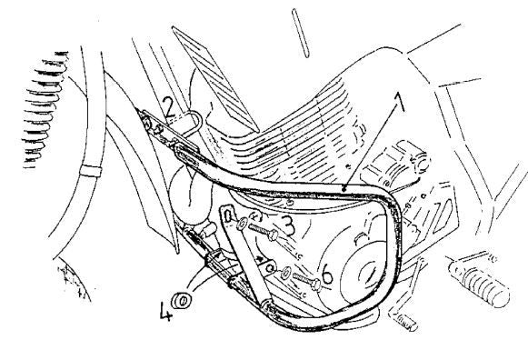 YAMAHA XT 600 E [1990-1994] - Motorbeschermingsbalk