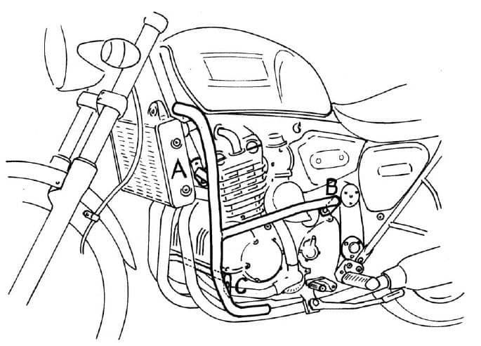 Triumph Thunderbird [1995-1998] - Motorbeschermer