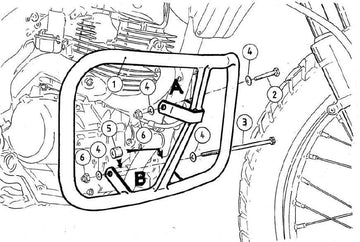 Honda XR 125 L [2002-2008] - Motorbeschermingsbalk