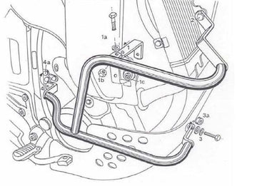 Honda XRV 650 [1988-1992] - motor protection bar