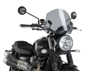 TRIUMPH SCRAMBLER 900 [2025] – ALU Frontplatte – Silber