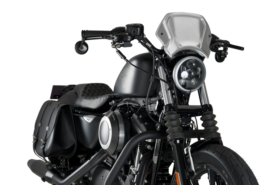 HARLEY DAVIDSON SPORTSTER 883 IRON XL 883 N [2012] – ALU frontplaat – zilver